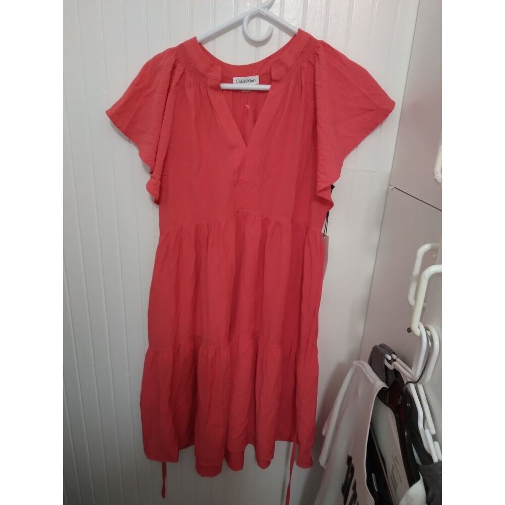 Calvin Klein Size 4 pink Dress NWT